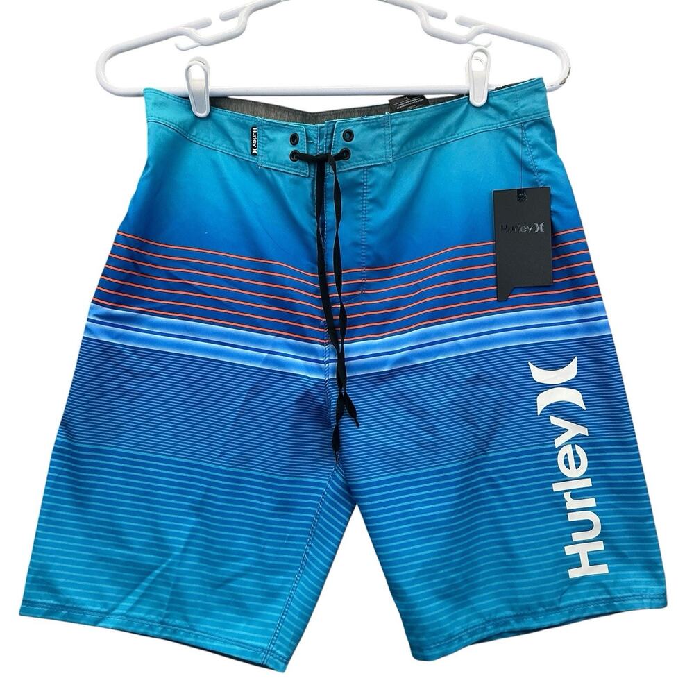 Hurley Board Shorts Surf Swim Quick Dry Stretch Sz. 33 New NWT